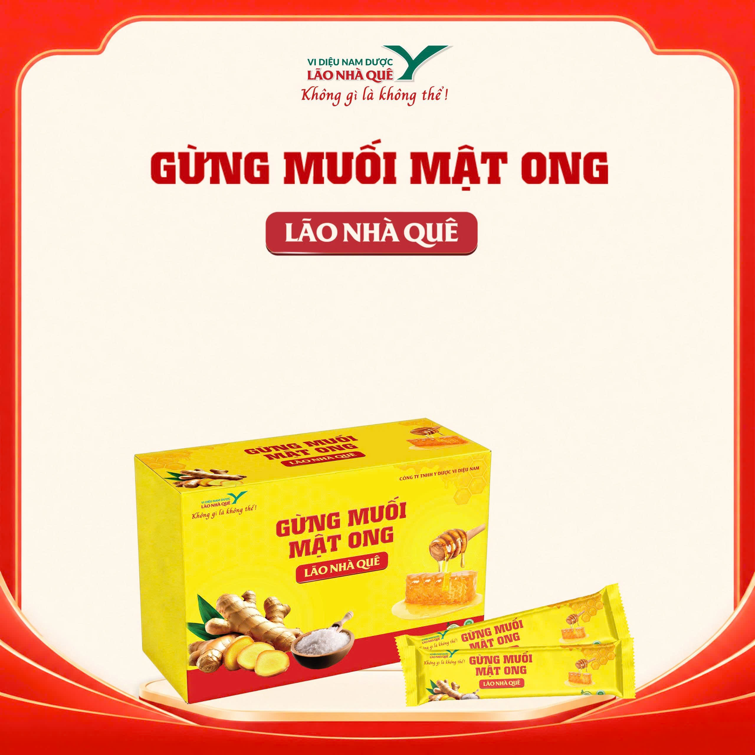 Gừng Muối Mật Ong Túi