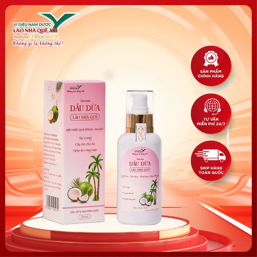 dầu dừa lão nhà quê 150ml