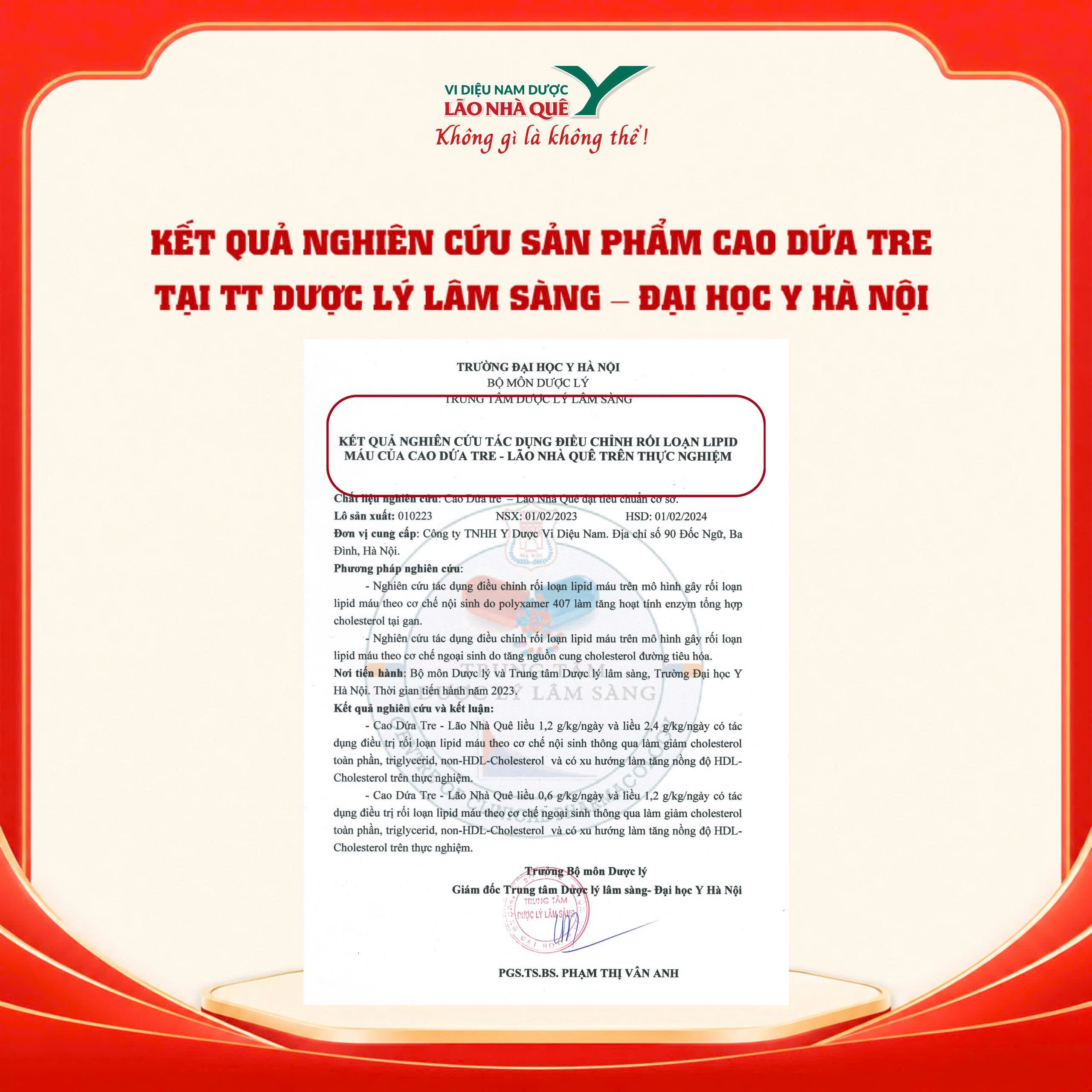 Mô hình rối loạn lipid máu