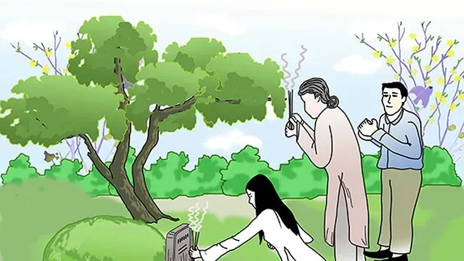 Viếng mộ đầu năm