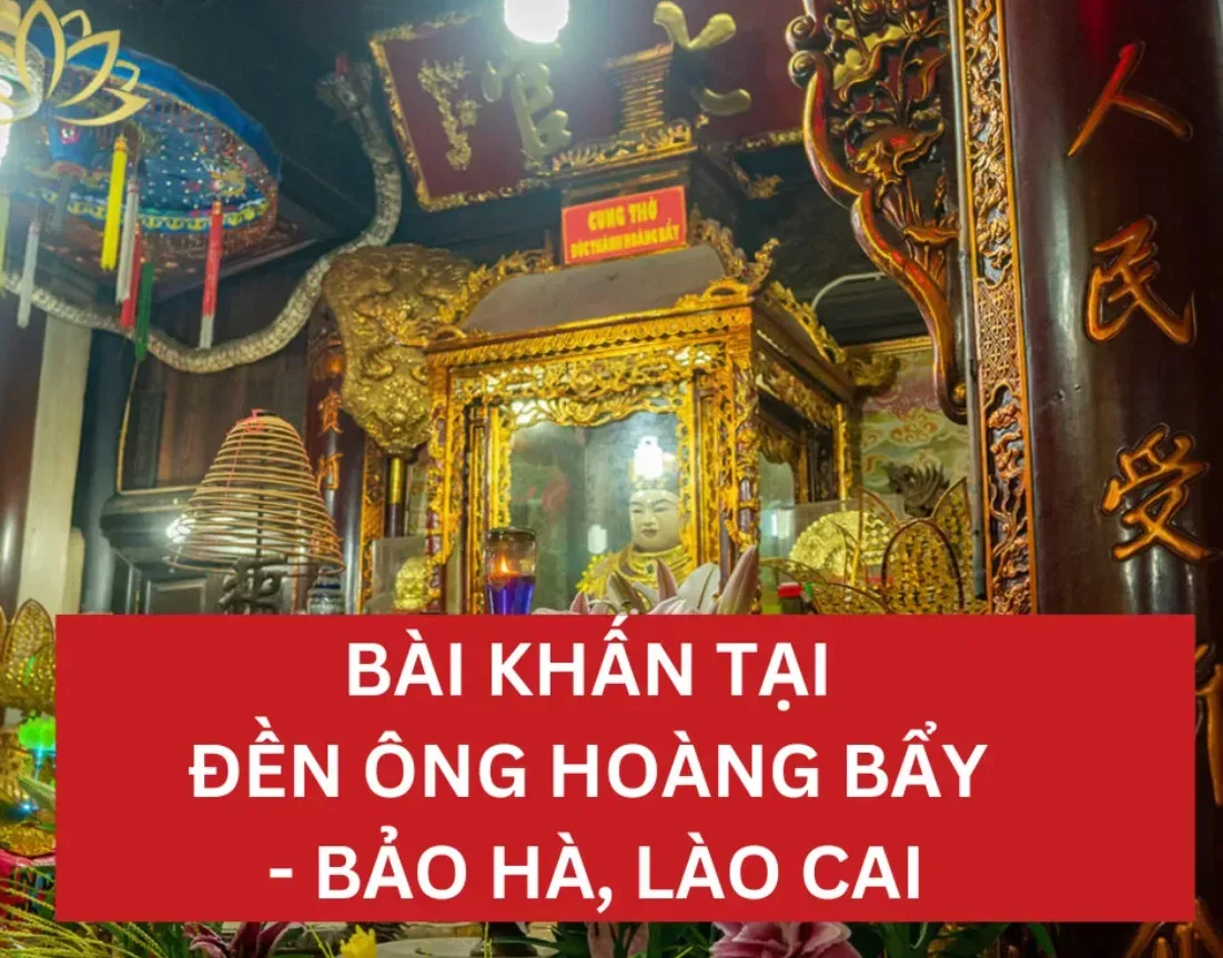 BÀI KHẤN TẠI ĐỀN ÔNG HOÀNG BẨY
