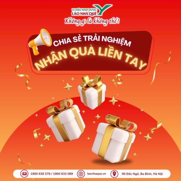 Chia sẻ trải nghiệm khi sử dụng bộ 3 Xương khớp, nhận ngay quà tặng từ Lão Nhà Quê