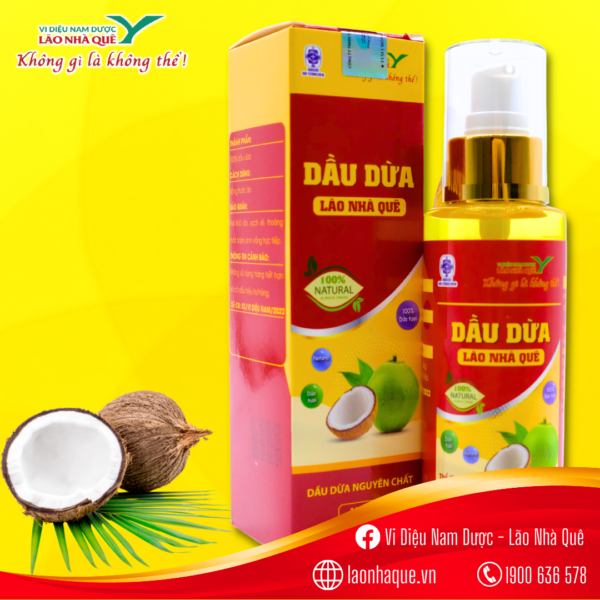 dầu dừa lão nhà quê 150ml