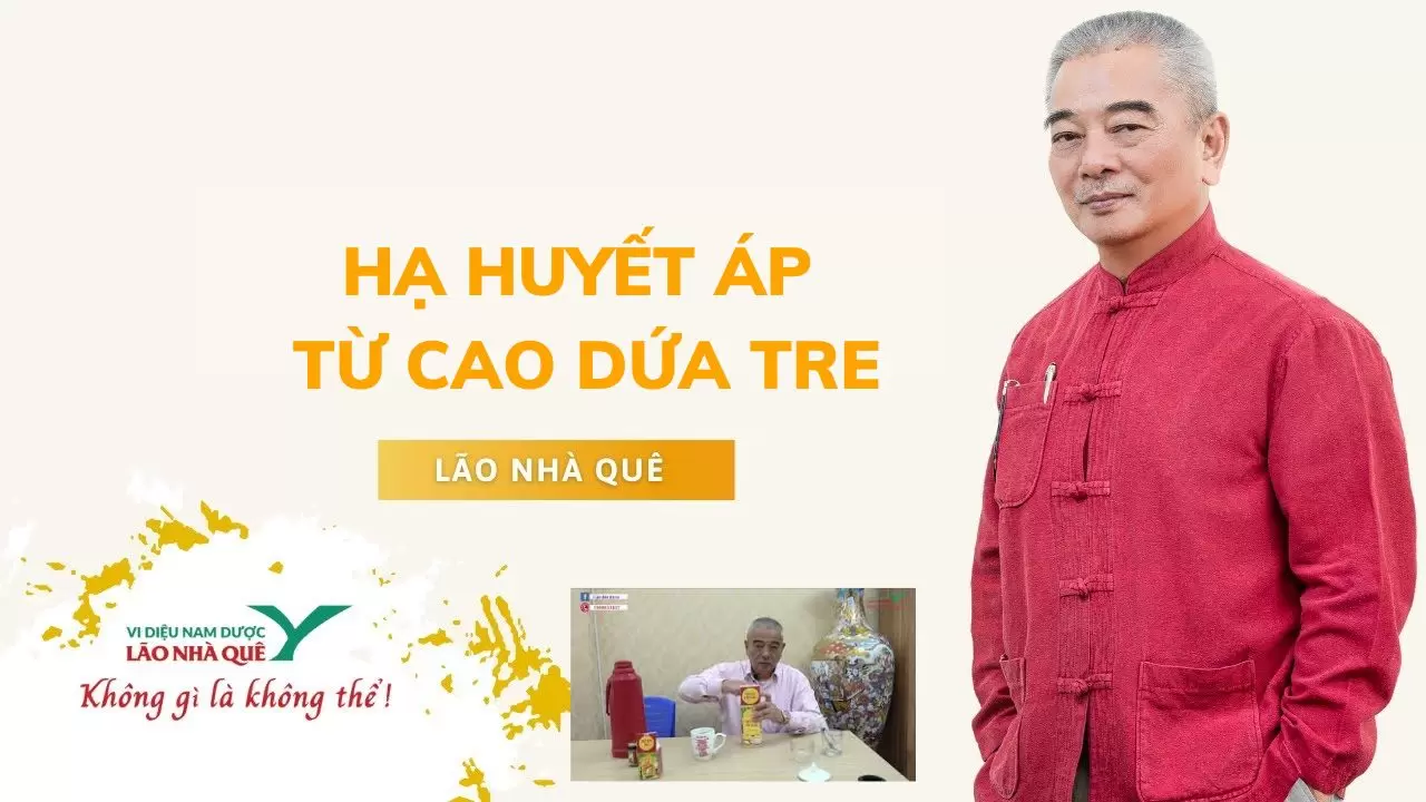 HẠ HUYẾT ÁP Bằng CAO DỨA TRE VÀ TỎI DẤM